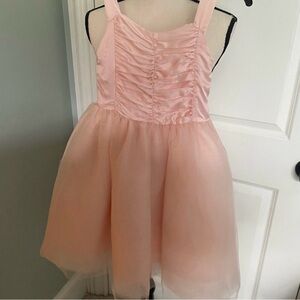 Janie & Jack Pink Sleeveless Dress Size 7